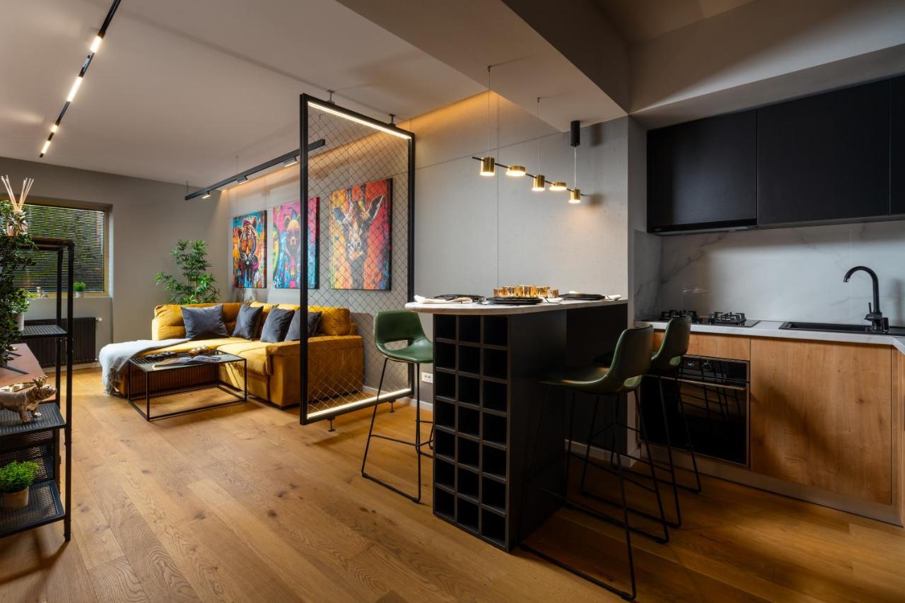 Brooklyn Studio - Aviatiei Park - Netflix - Parking Bukarest Exteriör bild