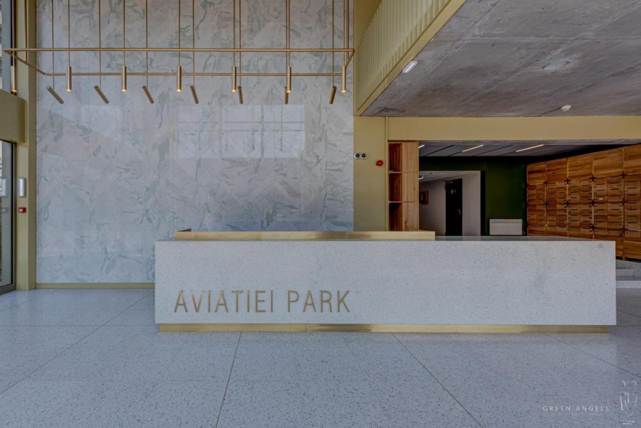 Brooklyn Studio - Aviatiei Park - Netflix - Parking Bukarest Exteriör bild